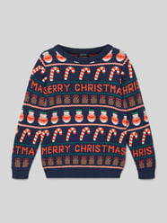 Gebreide pullover met ribboorden van Blue Seven - 10