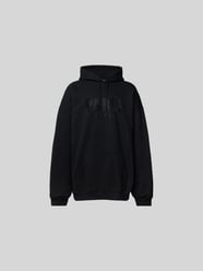 Oversized Hoodie mit Kapuze von VETEMENTS Schwarz - 28