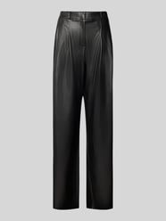 Straight Leg Hose in Leder-Optik Modell 'Hawine' von HUGO Schwarz - 24