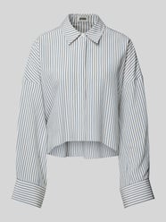 Relaxed fit blouse met blinde knoopsluiting, model 'OSHIA' van Drykorn - 4