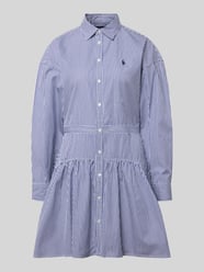 Dopasowana sukienka koszulowa z czystej bawełny od Polo Ralph Lauren - 44
