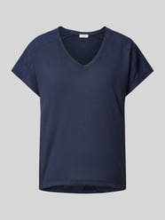 Blusenshirt mit Häkelspitze von s.Oliver RED LABEL Blau - 28