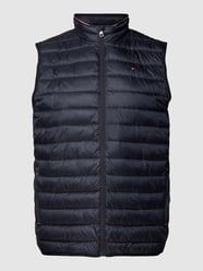 PLUS SIZE Steppweste mit Label-Stitching von Tommy Hilfiger Big & Tall Blau - 41