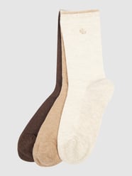 Socken mit Stretch-Anteil im 3er-Pack  von Lauren Ralph Lauren Beige - 5