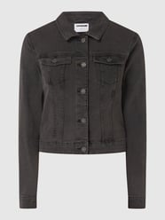 Jeansjack met viscose, model 'Debra' van Noisy May Grijs - 41