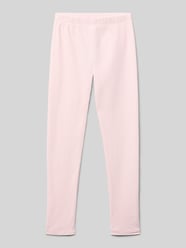 Legginsy o kroju regular fit z Mieszanka bawełny od s.Oliver RED LABEL Fuksjowy - 42