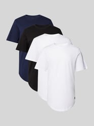 T-Shirt in unifarbenem Design von Jack & Jones Weiß - 25