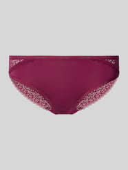 Slip mit Spitzenbesatz Modell 'FLIRTY' von Calvin Klein Underwear Pink - 40