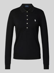 Poloshirt im langärmligen Design Modell 'JULIE' von Polo Ralph Lauren Schwarz - 25