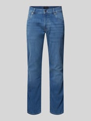 Straight Leg Jeans im 5-Pocket-Design von bugatti Blau - 32