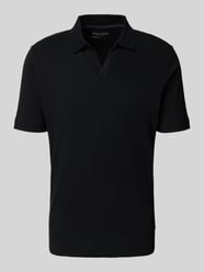 regular fit poloshirt van mix van katoen en linnen van Marc O'Polo - 24