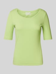 T-shirt in riblook van Christian Berg Woman Groen - 22