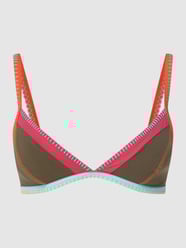 Bikini-Oberteil in Triangel-Form Modell 'Taeko'  von Banana Moon Grün - 40