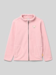 Fleecejacke mit Motiv-Stitching von Steiff Pink - 27