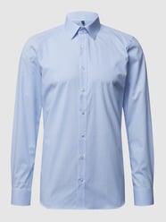 Slim Fit Business-Hemd aus Baumwolle von OLYMP Level Five Blau - 43