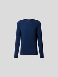 Pullover mit Ziernaht von Roberto Collina Blau / Türkis - 22