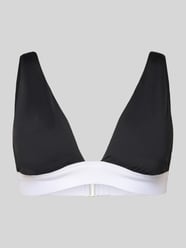 Góra od bikini z paskiem w kontrastowym kolorze od Lauren Ralph Lauren - 6