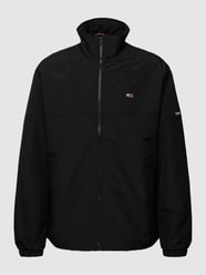 Jacke mit Logo-Stitching Modell 'ESSENTIAL JACKET' von Tommy Jeans Grau / Schwarz - 32