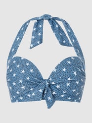 Bikinibovenstukje met all-over motief  van Shiwi Blauw / turquoise - 4