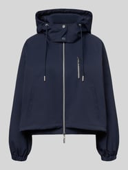 Oversized Jacke mit Kapuze und Zweiwege-Reißverschluss von monari - 42