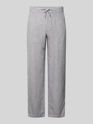 Leinenhose mit Bindegürtel Modell 'KARL MYKONOS' von JACK & JONES - 7