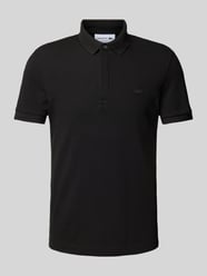 Regular Fit Poloshirt mit Label-Patch Modell 'CORE PIQUE' von Lacoste Schwarz - 47