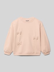 Sweatshirt met strikdetails van Blue Seven Fuchsia - 4