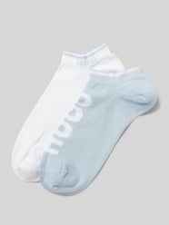 Socken mit Label-Schriftzug im 2er-Pack von HUGO Blau - 42