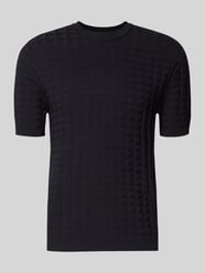 Strickshirt aus Viskose-Mix mit Strukturmuster von Armani Exchange - 1