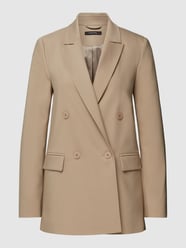 Blazer met reverskraag van comma Wit - 3