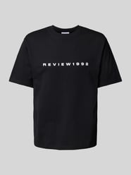 T-Shirt mit Label-Print von REVIEW - 8