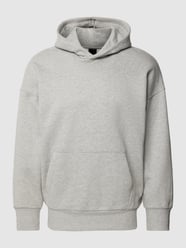 Oversized hoodie met kangoeroezak, model 'DAN' van Only & Sons Grijs / zwart - 35