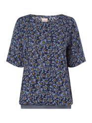 Shirt met halflange mouwen, model 'Rejane' van Lieblingsstück Blauw / turquoise - 11