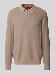 regular fit gebreide pullover van puur katoen model 'SAFFOWL' van HUGO - 22