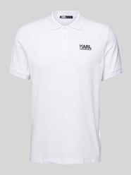 Poloshirt mit Logo-Print von Karl Lagerfeld Weiß - 4