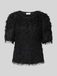 Pullover mit Fransen und Rundhalsausschnitt Modell 'MARLIN' von FREE/QUENT - 29