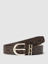 Leren ceintuur met doornsluiting van CK Calvin Klein Bruin - 12