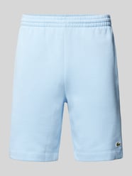 Sweatshorts mit elastischem Bund von Lacoste Blau - 12