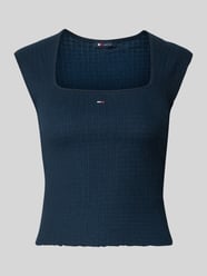 Slim Fit Top mit Frill von Tommy Jeans - 36