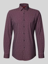 Koszula biznesowa o kroju slim fit z kołnierzykiem typu kent model „KENNO” od HUGO - 15