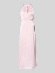 Abendkleid mit Schlüssellochausschnitt Modell 'Ravenna' von VILA Pink - 35