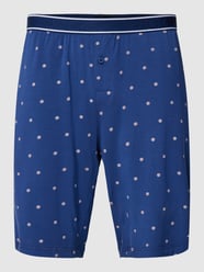 Pyjama-Shorts mit Allover-Muster von Jockey Blau - 32