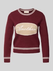 Strickpullover mit Label-Statement von ANOTHER COTTON LAB - 48