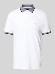 Regular Fit Poloshirt aus Baumwoll-Leinen-Mix von Tommy Hilfiger - 40