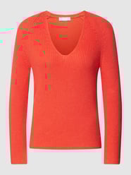 Grof gebreide pullover van Better Rich Rood - 46