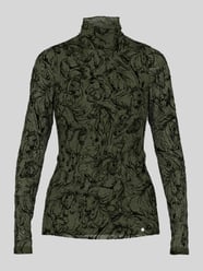 shirt met lange mouwen van mesh van Marc Cain - 8
