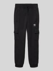 Regular Fit Sweatpants mit Cargotaschen von adidas Originals Schwarz - 7