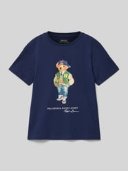 T-Shirt mit Motiv-Print von Polo Ralph Lauren Teens Blau - 35