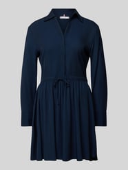 Minikleid mit Tunnelzug im Taillenbereich von Tommy Hilfiger Blau - 2