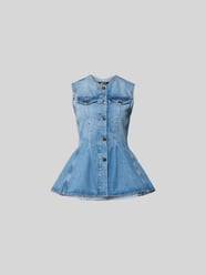 Flared Fit Top in Denim-Optik von ROTATE - 7